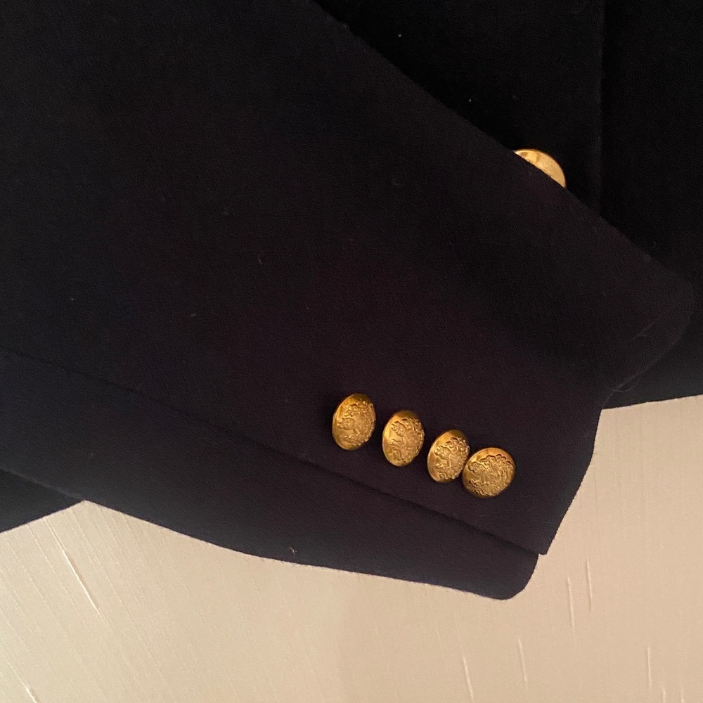 Ralph Lauren Navy Blazer with Gold Buttons - Picture 5 of 11